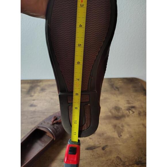 Vintage Levi's Men's Loafers New Castle Brown Leather Sz 10 - Picture 9 of 9